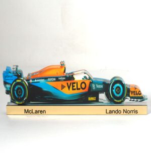 Μονοθέσιο Mclaren F1 Lando Norris  plexiglass επιτραπέζιο διακοσμητικό 47x153x8mm