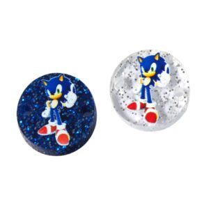 Στρογγυλός με Sonic σε glitter plexiglass σύνδεσμος 18mm