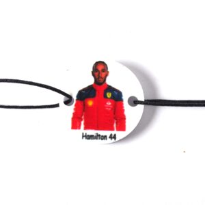 Στρογγυλός με Hamilton Ferrari σε λευκό plexiglass σύνδεσμος 18mm