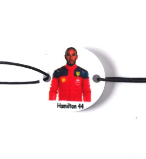Στρογγυλός με Hamilton Ferrari σε λευκό plexiglass σύνδεσμος 18mm