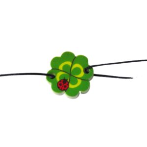 Τετράφυλλο με πασχαλίτσα plexiglass σύνδεσμος 14x14mm