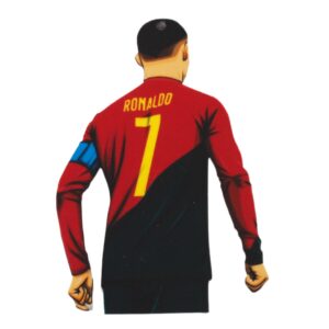Ronaldo 7 εμφάνιση Πορτογαλίας φιγούρα plexiglass κρεμαστό 70x45mm