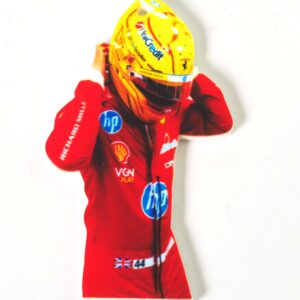 Lewis Hamilton 2025 Ferrari φιγούρα πολύχρωμο plexiglass κρεμαστό 59x38mm