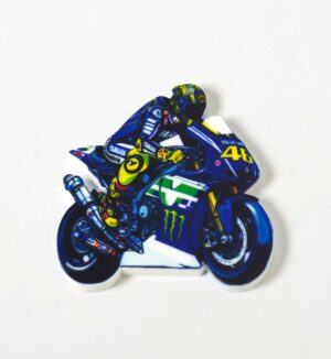 Valentino Rossi 46 moto gp πολύχρωμο κρεμαστό plexiglass 45x45mm