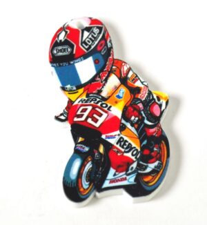 Marc Marquez 93 moto gp πολύχρωμο κρεμαστό plexiglass 50x30mm