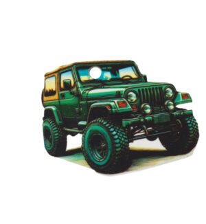 Jeep Wrangler πολύχρωμο plexiglass κρεμαστό 43x50mm