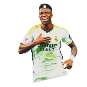 Vinicius Junior με εμφάνιση Real φιγούρα πολύχρωμο plexiglass κρεμαστό 70x54mm