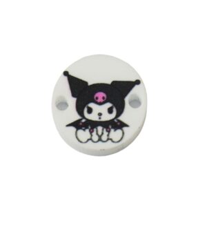 Στρογγυλός με Hello Kitty Kuromi πολύχρωμο plexiglass σύνδεσμος 18mm