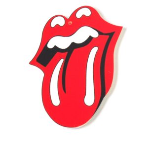 Rolling Stones πολύχρωμο plexiglass κρεμαστό 75x62mm