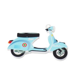 Vespa γαλαζίο πάλ πολύχρωμο plexiglass κρεμαστό 34x50mm