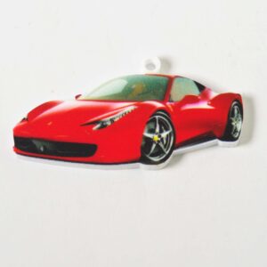 Ferrari 458 Italia μικρό πολύχρωμο plexiglass κρεμαστό 26x56mm