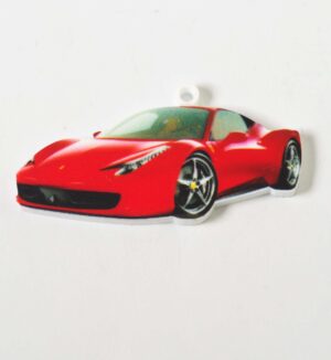 Ferrari 458 Italia μικρό πολύχρωμο plexiglass κρεμαστό 26x56mm
