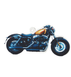 Harley Davidson με χρυσό ντεπόζιτο πολύχρωμο plexiglass κρεμαστό 34x65mm
