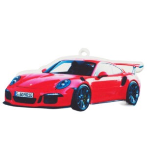 Porsche Carrera Rs κόκκινο μικρό πολύχρωμο plexiglass κρεμαστό 29x61mm