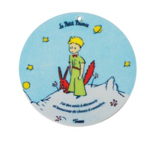 Μικρός πρίγκιπας με αλεπού σε στρογγυλό plexiglass 50mm