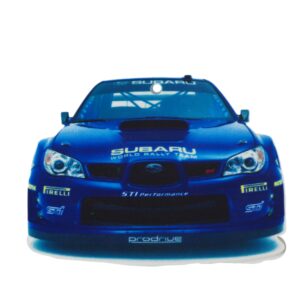 Subaru Impreza Hawkeye μπλε μεγάλο plexiglass κρεμαστό 65x52mm
