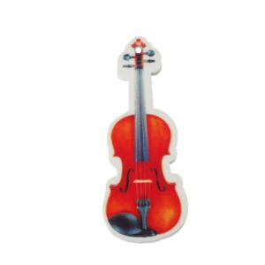 Βιολί σε πολύχρωμο plexiglass κρεμαστό 54x21mm