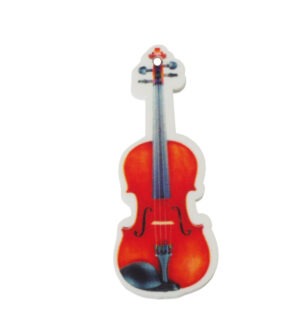Βιολί σε πολύχρωμο plexiglass κρεμαστό 54x21mm