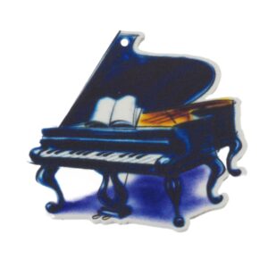 Πιάνο μεγάλο σε πολύχρωμο plexiglass κρεμαστό 48x50mm