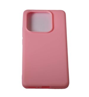 Θήκη Σιλικόνης Ρόζ για Xiaomi Redmi Note 14 5G