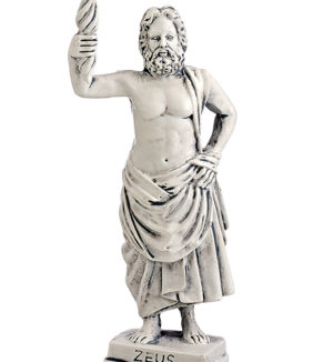 Άγαλμα με τον Δία λευκό ύψος 15cm