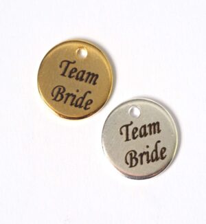 Δίσκος Team Bride μεταλλικός κρεμαστός ατσάλι 15mm