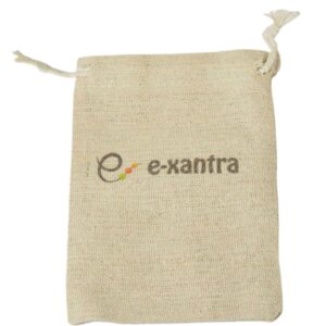 Πουγκί λινό φυσικό χρώμα με το δικό σας λογότυπο 14x10cm/20 τμχ