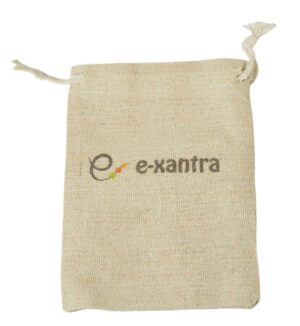 Πουγκί λινό φυσικό χρώμα με το δικό σας λογότυπο 14x10cm/20 τμχ