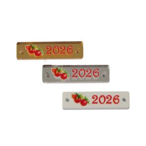 2026 Ταυτότητα με ρόδι εκτυπωμένη plexiglass σύνδεσμος 7x29mm