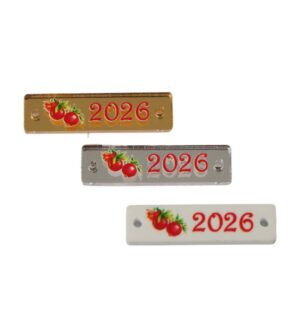 2026 Ταυτότητα με ρόδι εκτυπωμένη plexiglass σύνδεσμος 7x29mm
