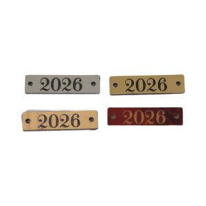 2026 Ταυτότητα  plexiglass σύνδεσμος 7x29mm