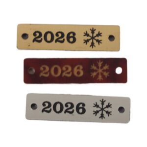 2026 Ταυτότητα με χιονονιφάδα darvin plexiglass σύνδεσμος 7x29mm