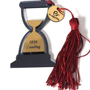 26 Εταιρικό δώρο Κλεψύδρα μολυβί-χρυσό με όνομα της εταιρείας σας plexiglass 80x52mm/10 τμχ
