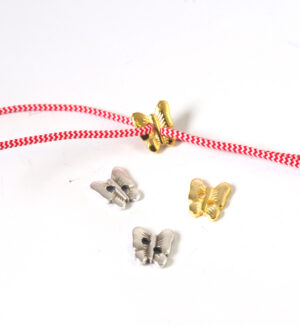 Πεταλούδα μεταλλικό κούμπι 10x12mm