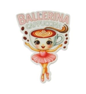 Ballerina Cappuccina φιγούρα plexiglass κρεμαστό 70x51mm