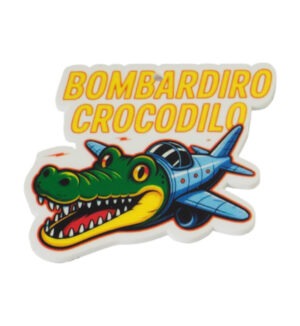 Bombardino Crocodilo φιγούρα plexiglass 60x58mm